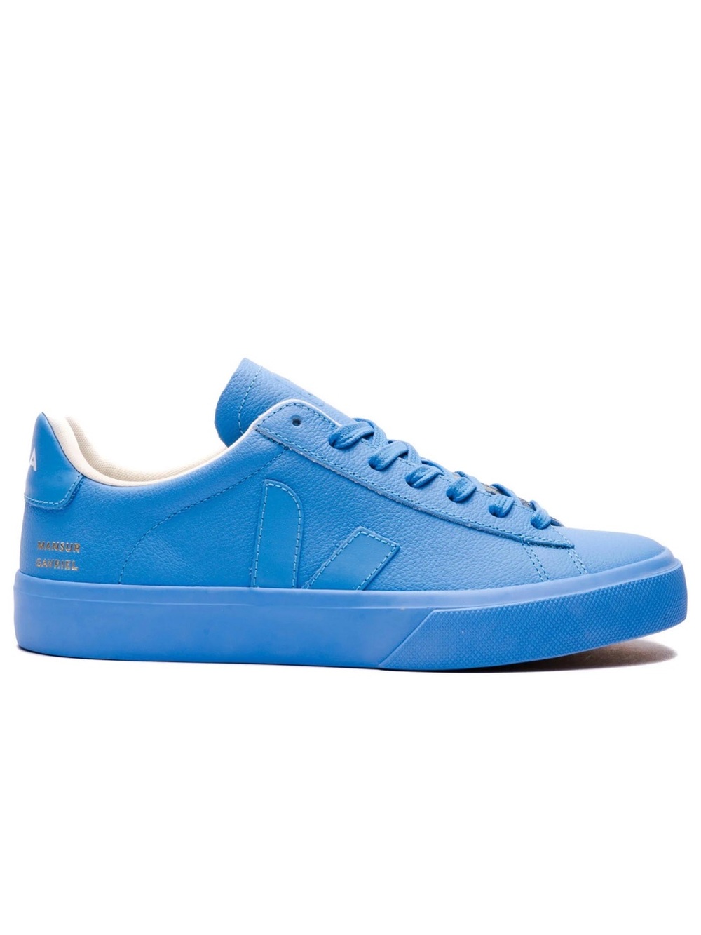 Veja x Mansur Gavriel Campo Low-Top Unisex Sneaker, Limited Edition, Blue, NEW - Picture 2 of 16